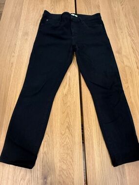 Low Rise Skinny Blue Jeans Stretchy Size 31 Black Pants
